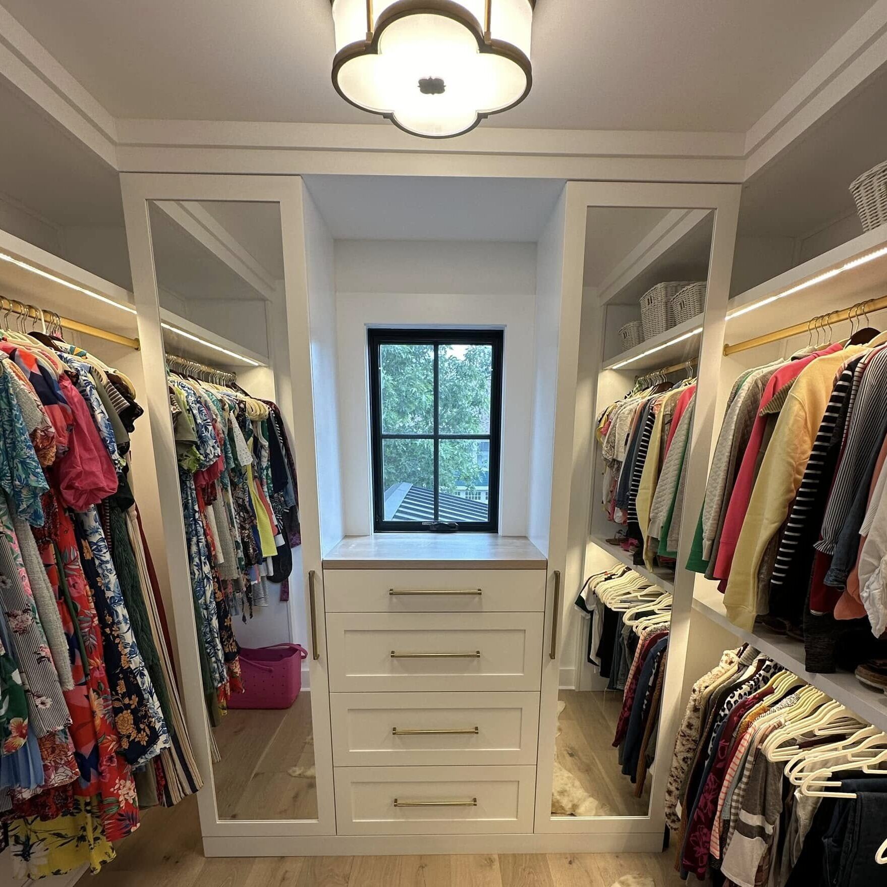 Closet lighting done by Signals Electric